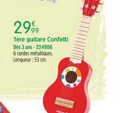 1ère Guitare Confetti