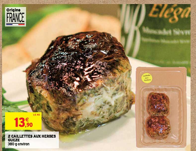 2 cailles aux herbes gueze