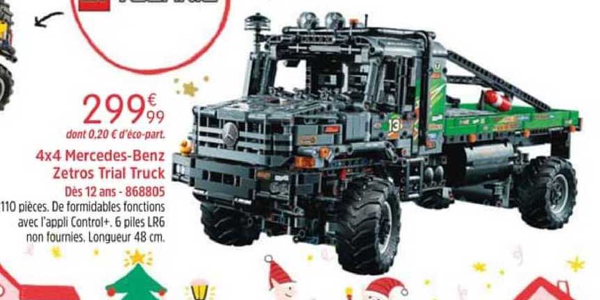 4x4 mercedes-benz zetros trial truck