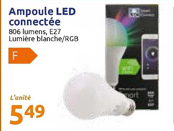 Ampoule Led Connectée