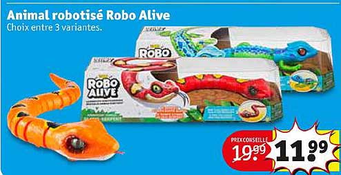 animal robotisé robo alive