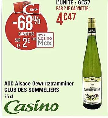 aoc alsace gewurtztraminer club des sommeliers