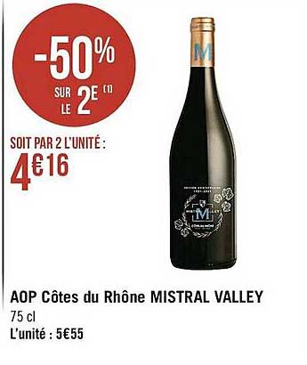 aop côtes du rhône mistral valley