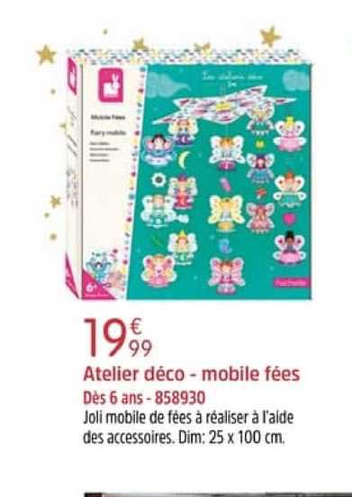 atelier déco - mobile fées