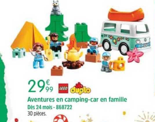 aventures en camping-car en famille lego duplo