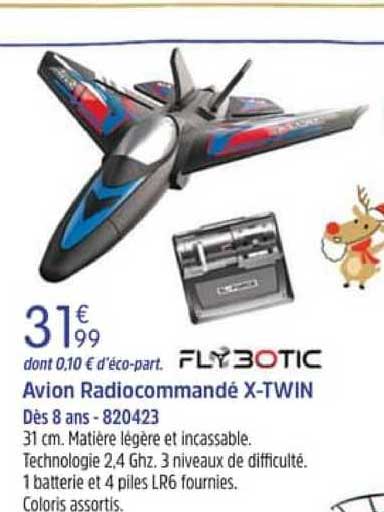Avion Radiocommandé X-twin Flybotic