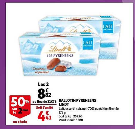Ballotin Pyrénéens Lindt