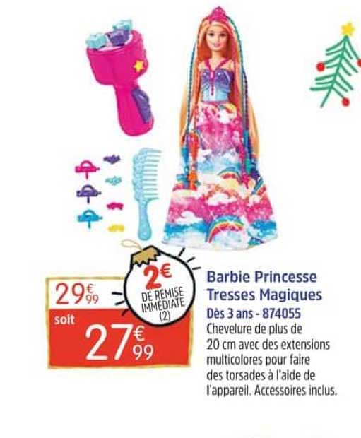 barbie princesse tresses magiques
