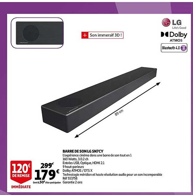 Barre De Son Lg Sn7cy