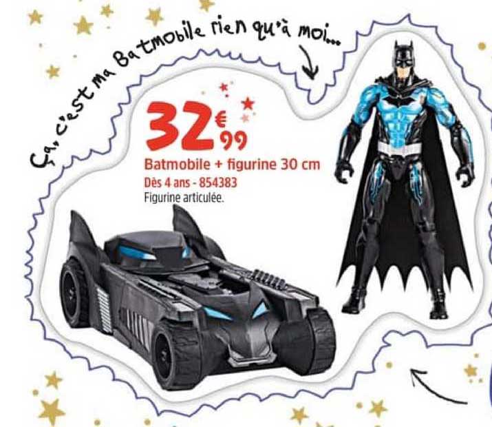 batmobile + figurine 30 cm