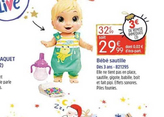 bébé sautille