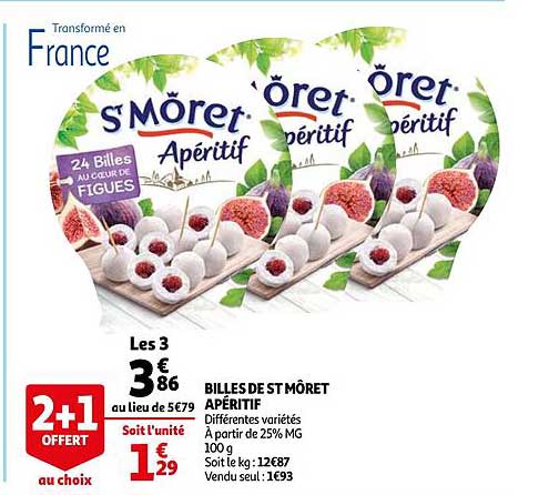 billes de st môret apéritif