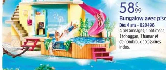 bungalow avec piscine