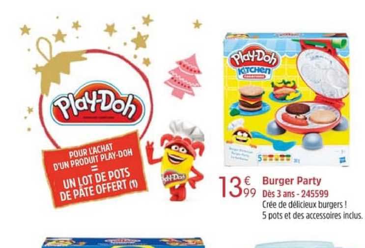 burger party play-doh