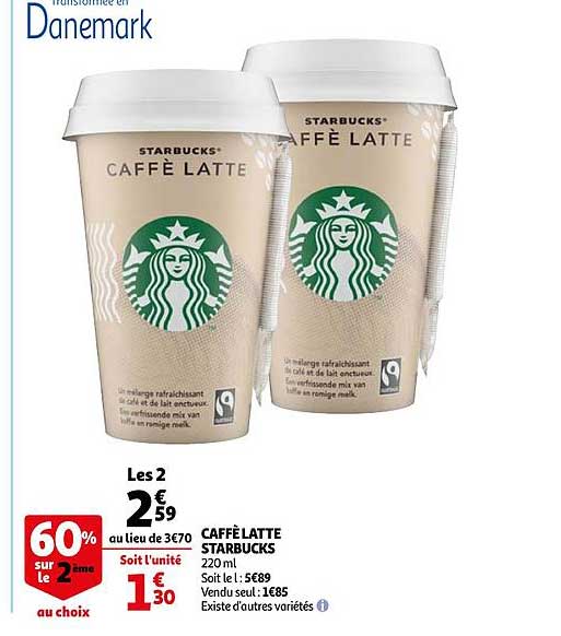 caffè latte starbucks