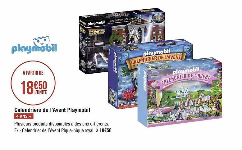 Calendriers De L'avent Playmobil
