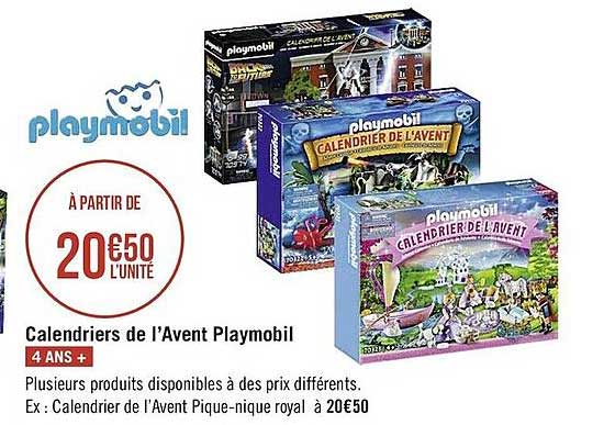 calendriers de l'avent playmobil