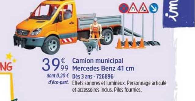 camion municipal mercedes benz 41 cm