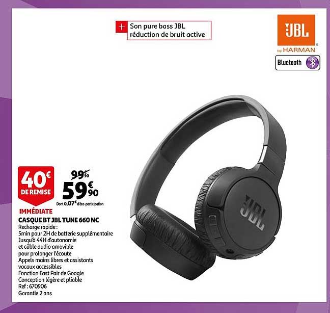 casque bt jbl tune 660 nc