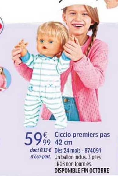 ciccio premiers pas 42 cm