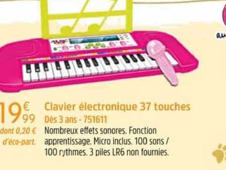 clavier électronique 37 touches