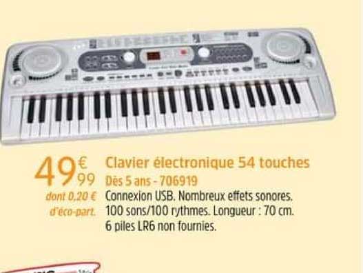 clavier électronique 54 touches