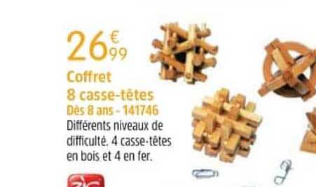 coffret 8 casse-têtes