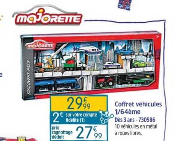 coffret véhicules 1-64ème majorette