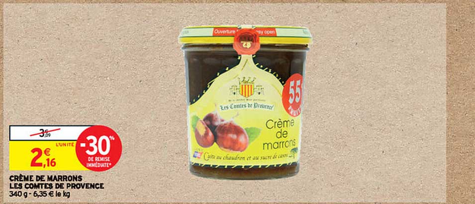 crème de marrons les comtes de provence