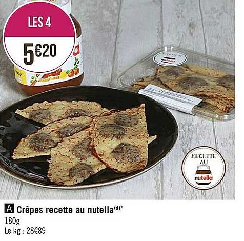 Crêpes Recette Au Nutella