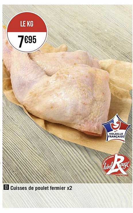 Cuisses De Poulet Fermier X2