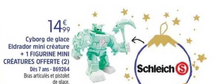 cyborg de glace eldrador mini créature + 1 figurine mini créatures offerte (2)