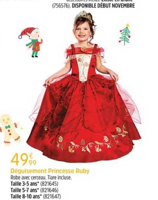 daguisement princesse ruby