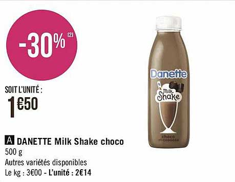 Danette Milk Shake Choco