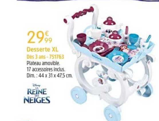 desserte xl disney la reine des neiges