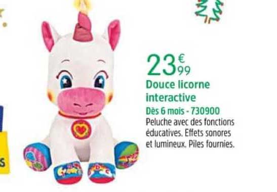 douce licorne interactive