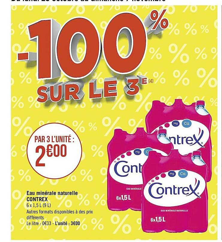 Eau Minérale Naturelle Contrex