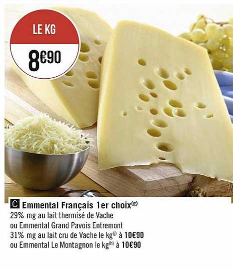 emmental français 1er choix