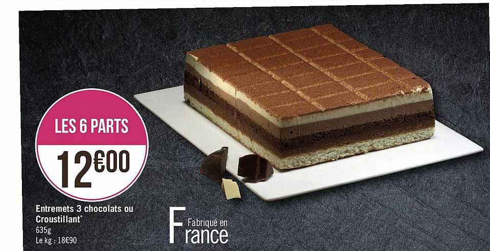 Entremets 3 Chocolats Ou Croustillant