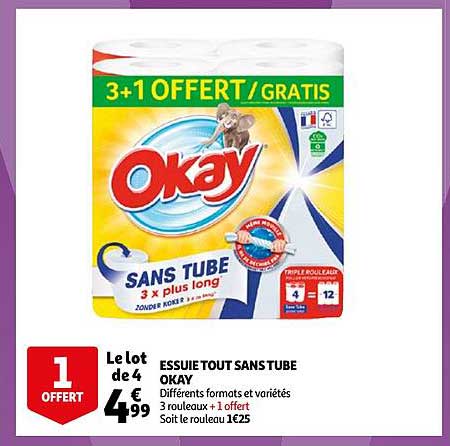 essuie tout sans tube okay