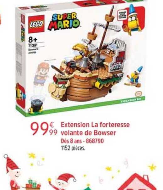 extension la forteresse volante de bowser lego super mario