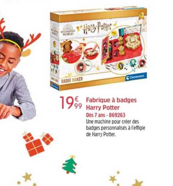 fabrique à badges harry potter