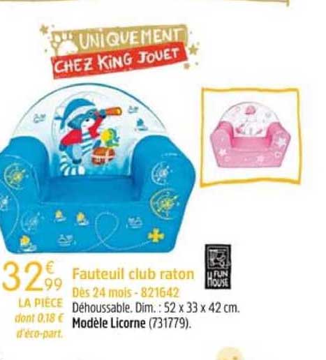 fauteuil club raton