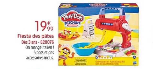 fiesta des pâtes play-doh