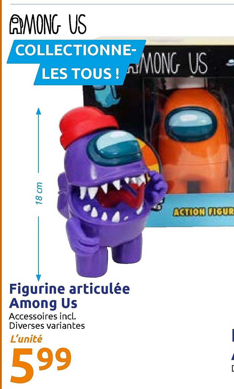 figurine articulée among us