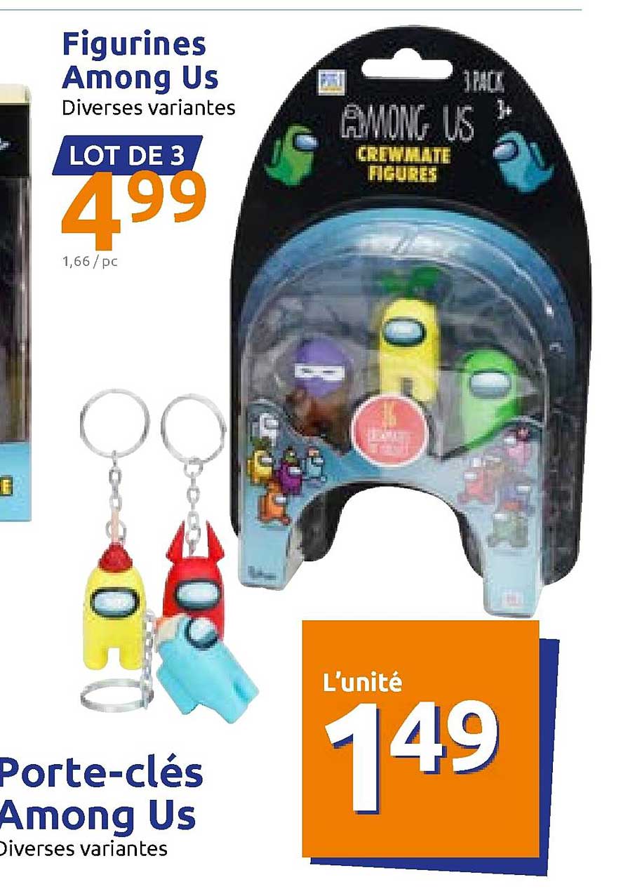 figurines among us, porte-clés among us