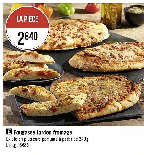 Fougasse Lardon Fromage