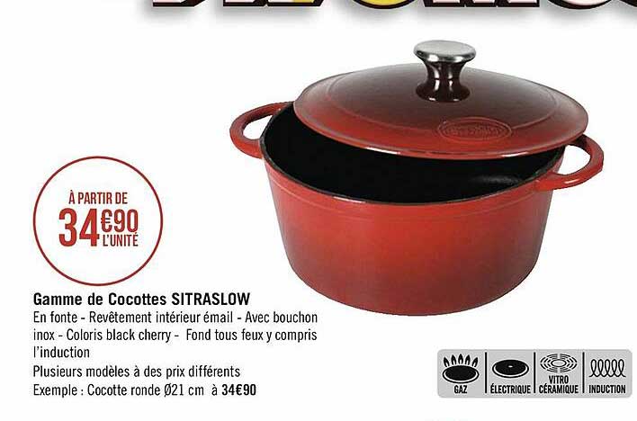gamme de cocottes sitraslow