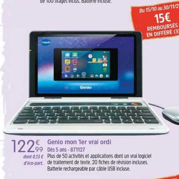 genio mon 1er vrai ordi