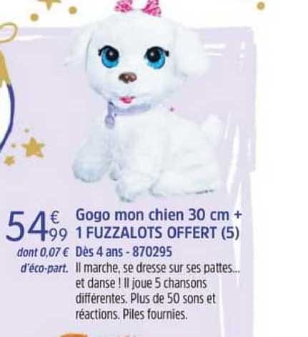 gogo mon chien 30 cm